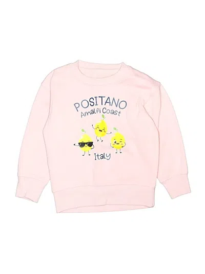 Pre-owned Assorted Brands Kids' Sweatshirt In Pink