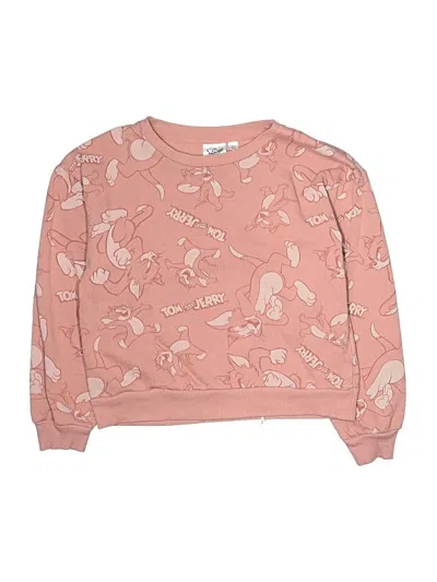 Pre-owned Assorted Brands Kids' Sweatshirt In Pink