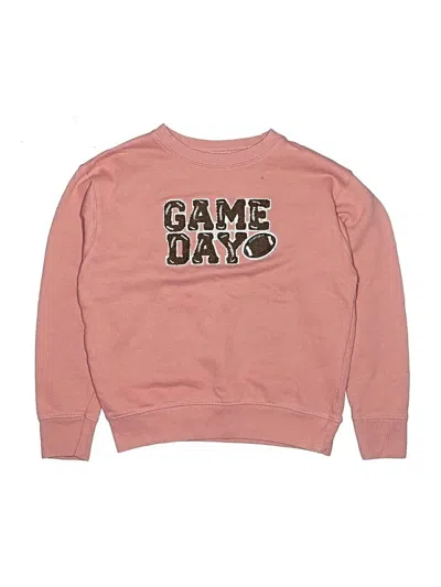 Pre-owned Assorted Brands Kids' Sweatshirt In Pink