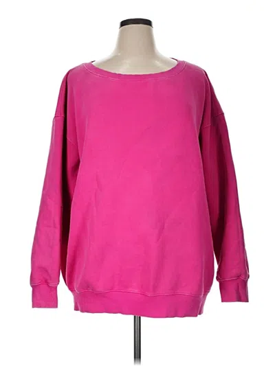 Pre-owned Assorted Brands Sweatshirt In Pink