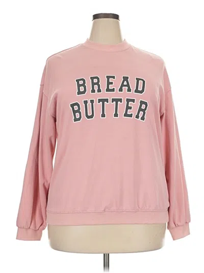 Pre-owned Assorted Brands Sweatshirt In Pink