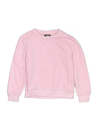 Pre-owned Assorted Brands Kids' Sweatshirt In Pink