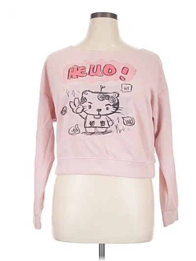 Pre-owned Assorted Brands Sweatshirt In Pink