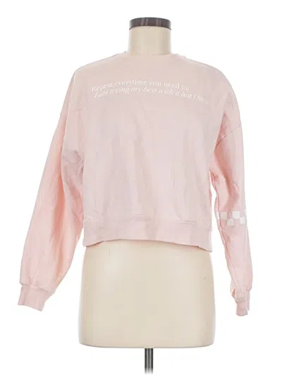 Pre-owned Assorted Brands Sweatshirt In Pink
