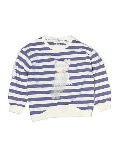 Pre-owned Assorted Brands Kids' Sweatshirt In Purple