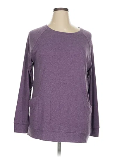 Pre-owned Assorted Brands Sweatshirt In Purple