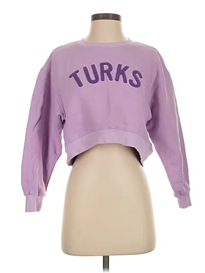 Pre-owned Assorted Brands Sweatshirt In Purple