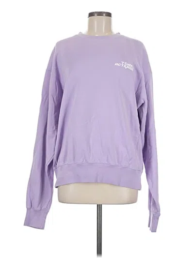 Pre-owned Assorted Brands Sweatshirt In Purple