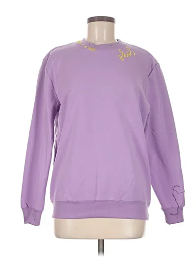 Pre-owned Assorted Brands Sweatshirt In Purple