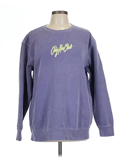 Pre-owned Assorted Brands Sweatshirt In Purple