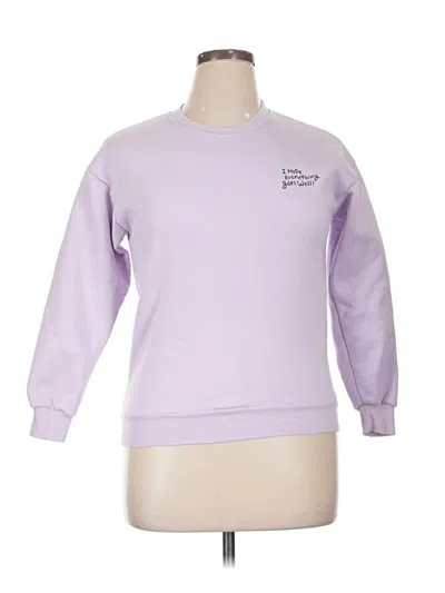 Pre-owned Assorted Brands Sweatshirt In Purple