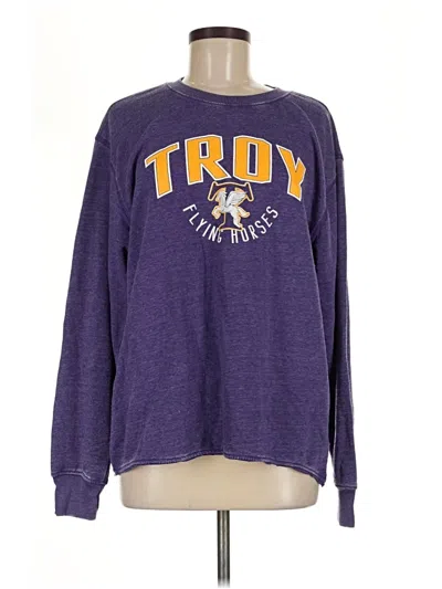Pre-owned Assorted Brands Sweatshirt In Purple