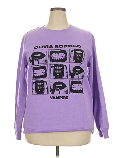 Pre-owned Assorted Brands Sweatshirt In Purple
