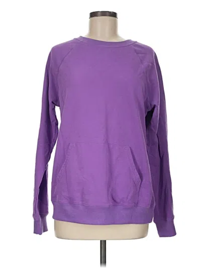 Pre-owned Assorted Brands Sweatshirt In Purple