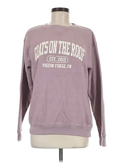 Pre-owned Assorted Brands Sweatshirt In Purple