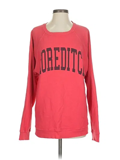 Pre-owned Assorted Brands Sweatshirt In Red