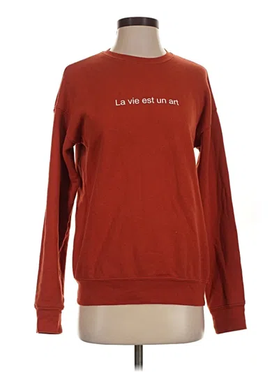 Pre-owned Assorted Brands Sweatshirt In Red