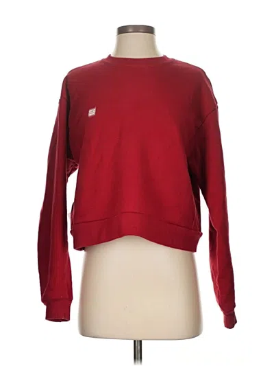 Pre-owned Assorted Brands Sweatshirt In Red