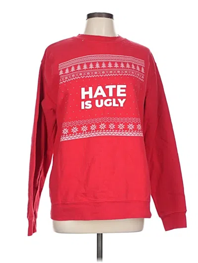 Pre-owned Assorted Brands Sweatshirt In Red