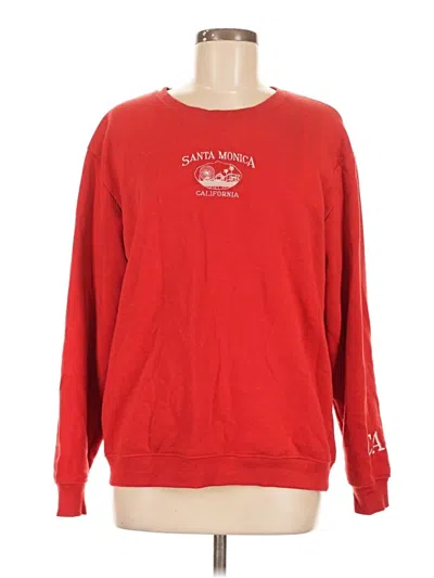 Pre-owned Assorted Brands Sweatshirt In Red