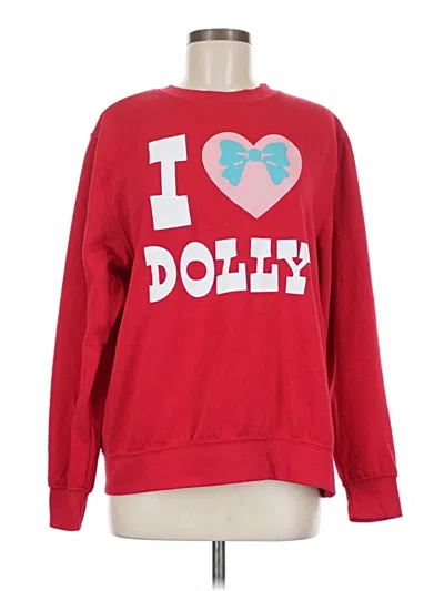 Pre-owned Assorted Brands Sweatshirt In Red
