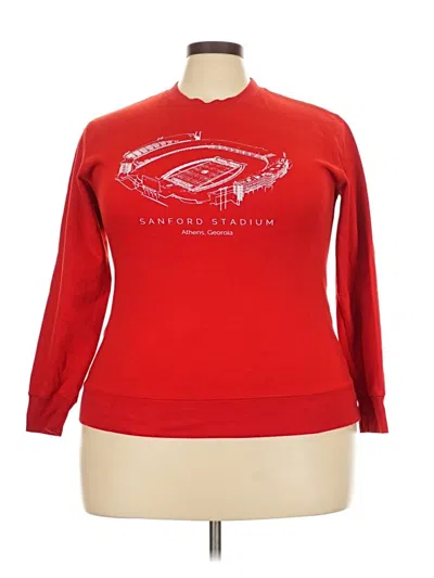 Pre-owned Assorted Brands Sweatshirt In Red