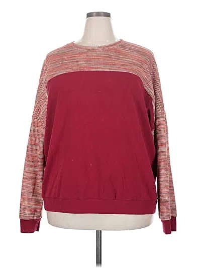 Pre-owned Assorted Brands Sweatshirt In Red
