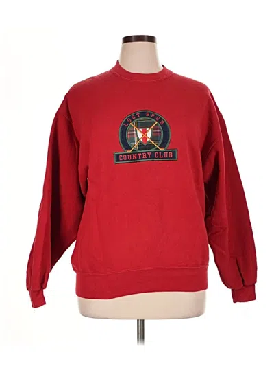 Pre-owned Assorted Brands Sweatshirt In Red