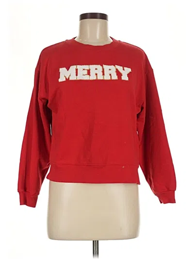 Pre-owned Assorted Brands Sweatshirt In Red
