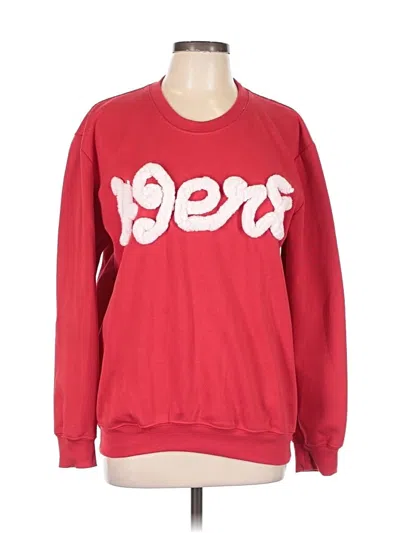 Pre-owned Assorted Brands Sweatshirt In Red