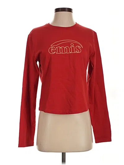 Pre-owned Assorted Brands Sweatshirt In Red