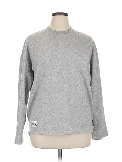 Pre-owned Assorted Brands Sweatshirt In Silver
