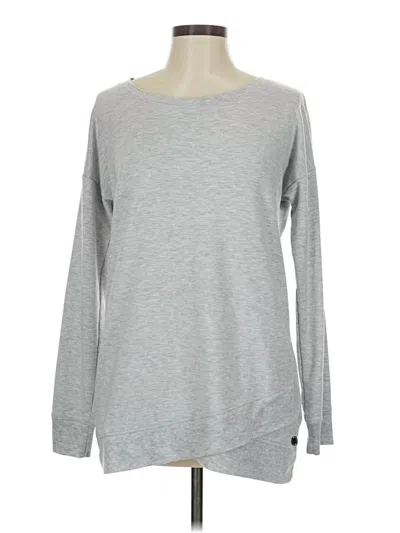 Pre-owned Assorted Brands Sweatshirt In Silver