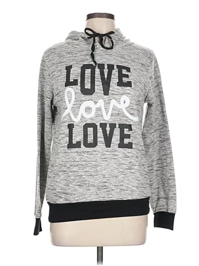 Pre-owned Assorted Brands Sweatshirt In Silver