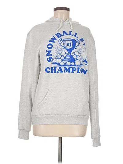 Pre-owned Assorted Brands Sweatshirt In Silver