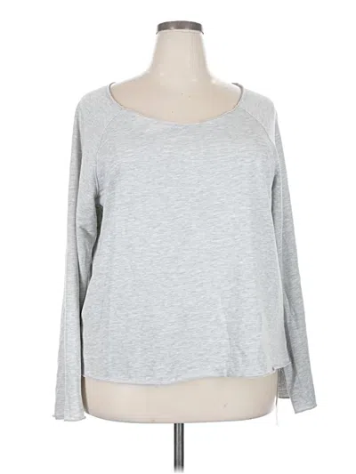 Pre-owned Assorted Brands Sweatshirt In Silver