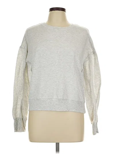 Pre-owned Assorted Brands Sweatshirt In Silver