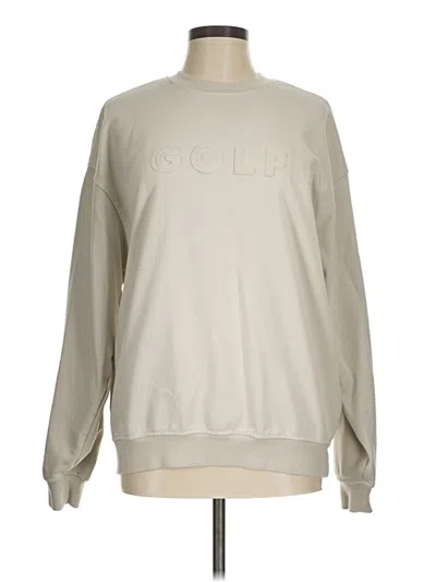 Pre-owned Assorted Brands Sweatshirt In Silver