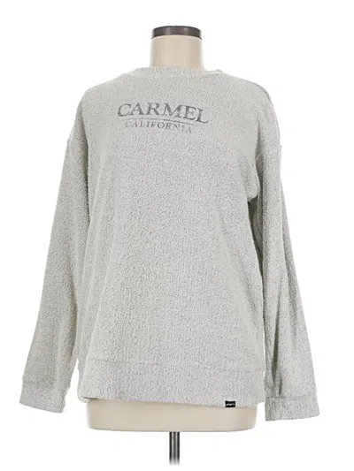 Pre-owned Assorted Brands Sweatshirt In Silver