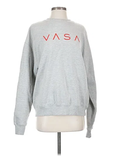 Pre-owned Assorted Brands Sweatshirt In Silver
