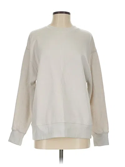 Pre-owned Assorted Brands Sweatshirt In Silver