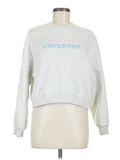 Pre-owned Assorted Brands Sweatshirt In Silver