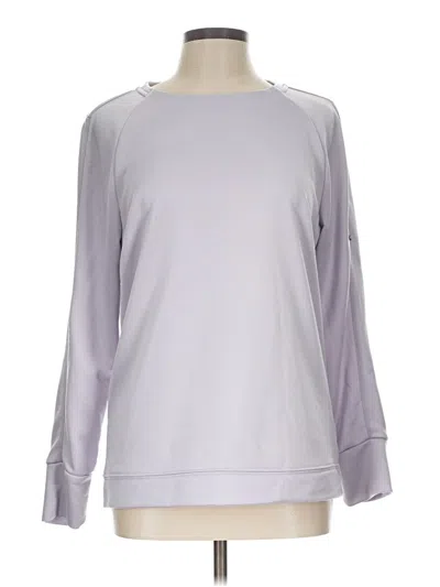Pre-owned Assorted Brands Sweatshirt In Silver