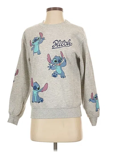 Pre-owned Assorted Brands Sweatshirt In Silver
