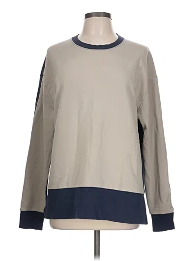 Pre-owned Assorted Brands Sweatshirt In Tan
