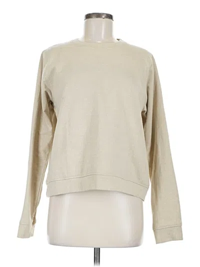 Pre-owned Assorted Brands Sweatshirt In Tan