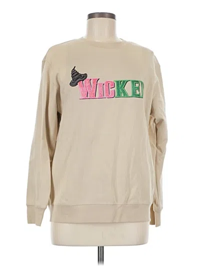 Pre-owned Assorted Brands Sweatshirt In Tan