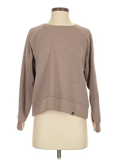 Pre-owned Assorted Brands Sweatshirt In Tan