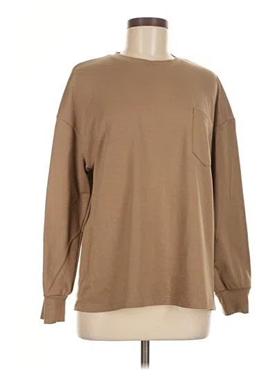 Pre-owned Assorted Brands Sweatshirt In Tan