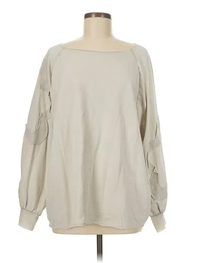 Pre-owned Assorted Brands Sweatshirt In Tan